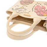 PRADA プラダ カナパミニ ハワイ限定 ホワイト/ピンク 1BG439 レディース キャンバス ハンドバッグ ABランク 中古 銀蔵