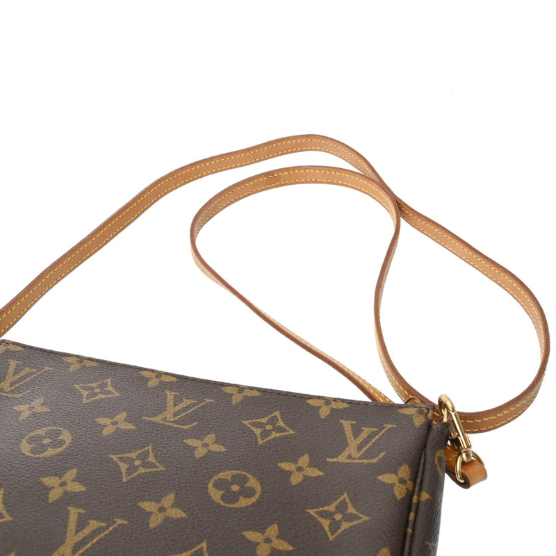 LOUIS VUITTON ルイヴィトン モノグラム ポシェット アクセソワール ブラウン M51980 レディース モノグラムキャンバス アクセサリーポーチ Bランク 中古 銀蔵