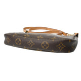 LOUIS VUITTON ルイヴィトン モノグラム ポシェット アクセソワール ブラウン M51980 レディース モノグラムキャンバス アクセサリーポーチ Bランク 中古 銀蔵