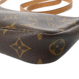 LOUIS VUITTON ルイヴィトン モノグラム ポシェット アクセソワール ブラウン M51980 レディース モノグラムキャンバス アクセサリーポーチ Bランク 中古 銀蔵
