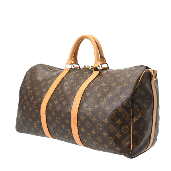 LOUIS VUITTON ルイヴィトン モノグラム キーポル バンドリエール 50 2WAY ブラウン M41416 ユニセックス モノグラムキャンバス ボストンバッグ Bランク 中古 銀蔵