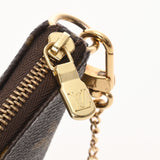 LOUIS VUITTON ルイヴィトン モノグラム ミニ ポシェット アクセソワール ブラウン M58009 レディース モノグラムキャンバス アクセサリーポーチ ABランク 中古 銀蔵