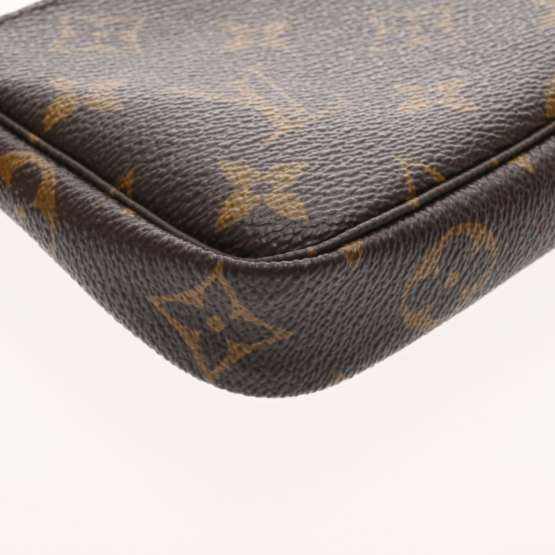 LOUIS VUITTON ルイヴィトン モノグラム ミニ ポシェット アクセソワール ブラウン M58009 レディース モノグラムキャンバス アクセサリーポーチ ABランク 中古 銀蔵