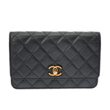 CHANEL シャネル マトラッセ チェーンウォレット  ガンメタ A33814 レディース キャビアスキン ショルダーバッグ ABランク 中古 銀蔵