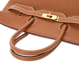 HERMES エルメス バーキン 35 ゴールド □J刻印(2006年頃) ユニセックス トゴ ハンドバッグ Aランク 中古 銀蔵