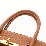 HERMES エルメス バーキン 35 ゴールド □J刻印(2006年頃) ユニセックス トゴ ハンドバッグ Aランク 中古 銀蔵