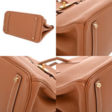 HERMES エルメス バーキン 35 ゴールド □J刻印(2006年頃) ユニセックス トゴ ハンドバッグ Aランク 中古 銀蔵