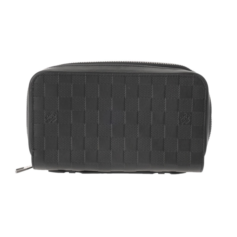 LOUIS VUITTON ルイヴィトン ダミエアンフィニ ジッピー XL トラベルケース オニキス N61254 メンズ レザー 長財布 Aランク 中古 銀蔵