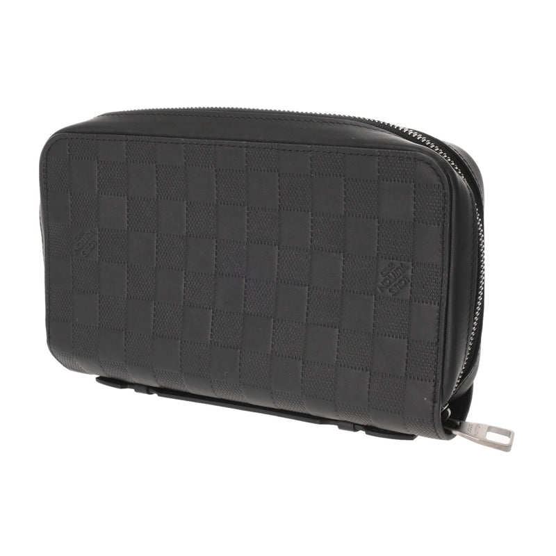 LOUIS VUITTON ルイヴィトン ダミエアンフィニ ジッピー XL トラベルケース オニキス N61254 メンズ レザー 長財布 Aランク 中古 銀蔵