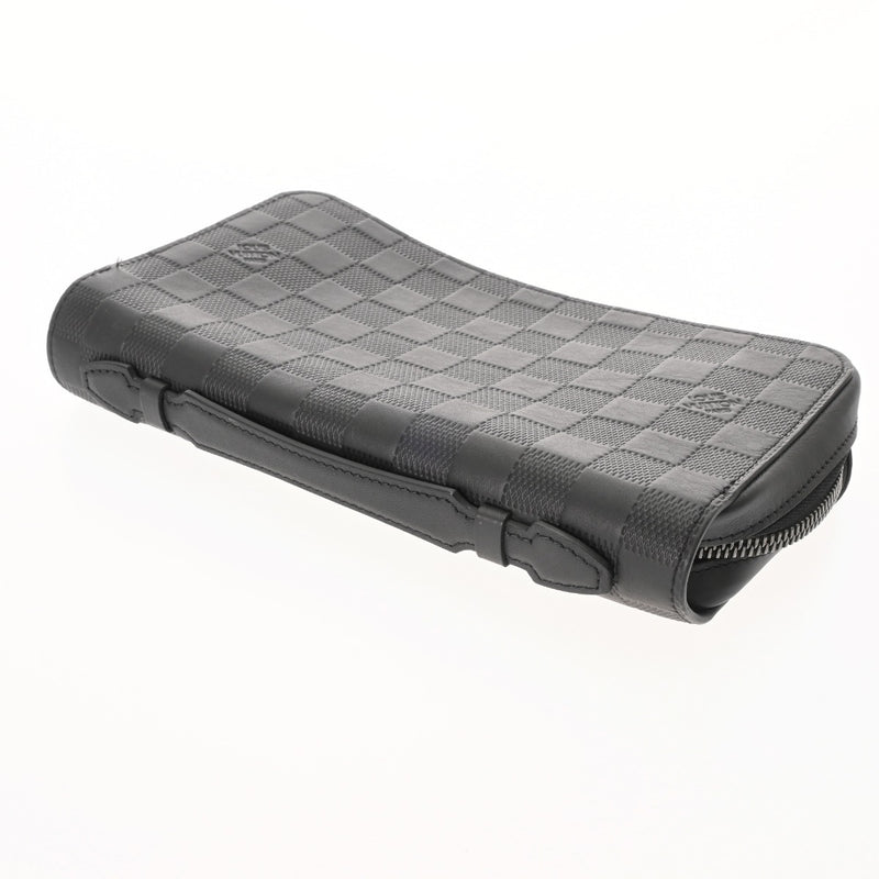 LOUIS VUITTON ルイヴィトン ダミエアンフィニ ジッピー XL トラベルケース オニキス N61254 メンズ レザー 長財布 Aランク 中古 銀蔵