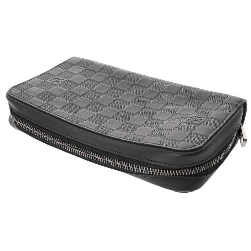 LOUIS VUITTON ルイヴィトン ダミエアンフィニ ジッピー XL トラベルケース オニキス N61254 メンズ レザー 長財布 Aランク 中古 銀蔵