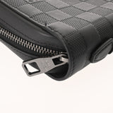 LOUIS VUITTON ルイヴィトン ダミエアンフィニ ジッピー XL トラベルケース オニキス N61254 メンズ レザー 長財布 Aランク 中古 銀蔵