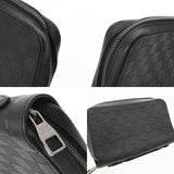 LOUIS VUITTON ルイヴィトン ダミエアンフィニ ジッピー XL トラベルケース オニキス N61254 メンズ レザー 長財布 Aランク 中古 銀蔵