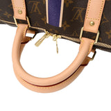 LOUIS VUITTON ルイヴィトン モノグラム キーポルバンドリエール 50 パーソナルライゼーション イニシャル入り ブラウン M41416 レディース モノグラムキャンバス ボストンバッグ Aランク 中古 銀蔵