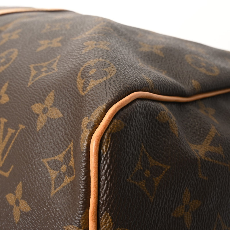 LOUIS VUITTON ルイヴィトン モノグラム キーポルバンドリエール 50 パーソナルライゼーション イニシャル入り ブラウン M41416 レディース モノグラムキャンバス ボストンバッグ Aランク 中古 銀蔵