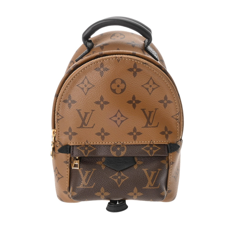 LOUIS VUITTON ルイヴィトン モノグラムリバース パームスプリングス MINI 新型 キャメル系 M44872 レディース モノグラムキャンバス リュック・デイパック Aランク 中古 銀蔵