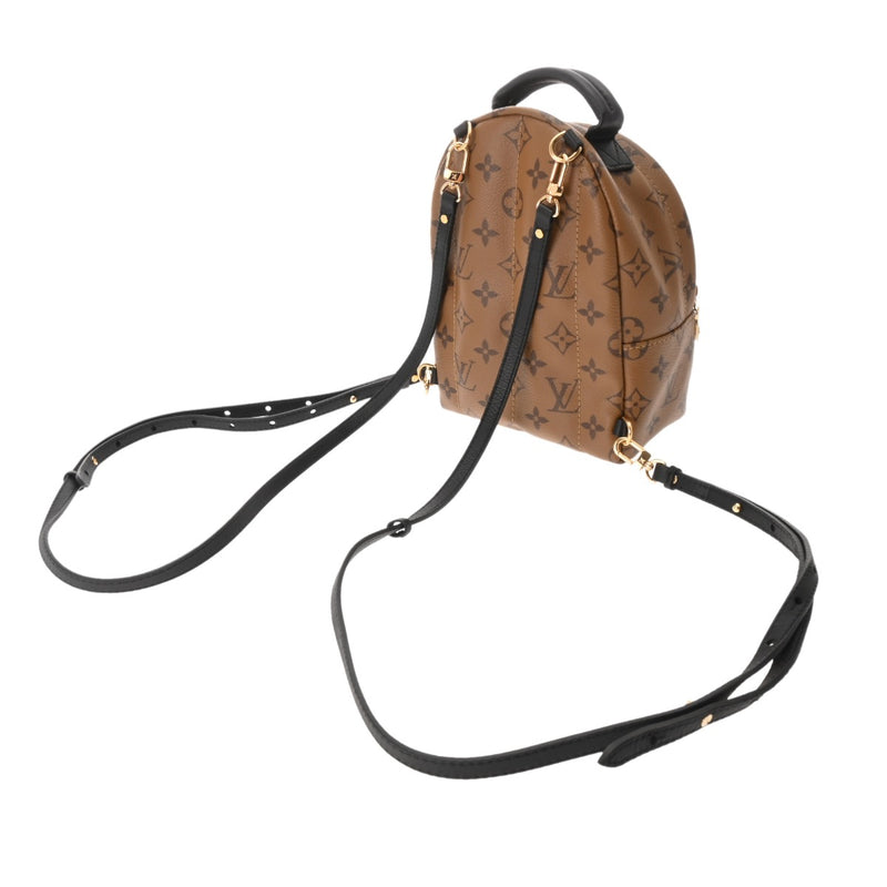 LOUIS VUITTON ルイヴィトン モノグラムリバース パームスプリングス MINI 新型 キャメル系 M44872 レディース モノグラムキャンバス リュック・デイパック Aランク 中古 銀蔵