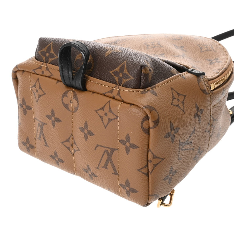 LOUIS VUITTON ルイヴィトン モノグラムリバース パームスプリングス MINI 新型 キャメル系 M44872 レディース モノグラムキャンバス リュック・デイパック Aランク 中古 銀蔵