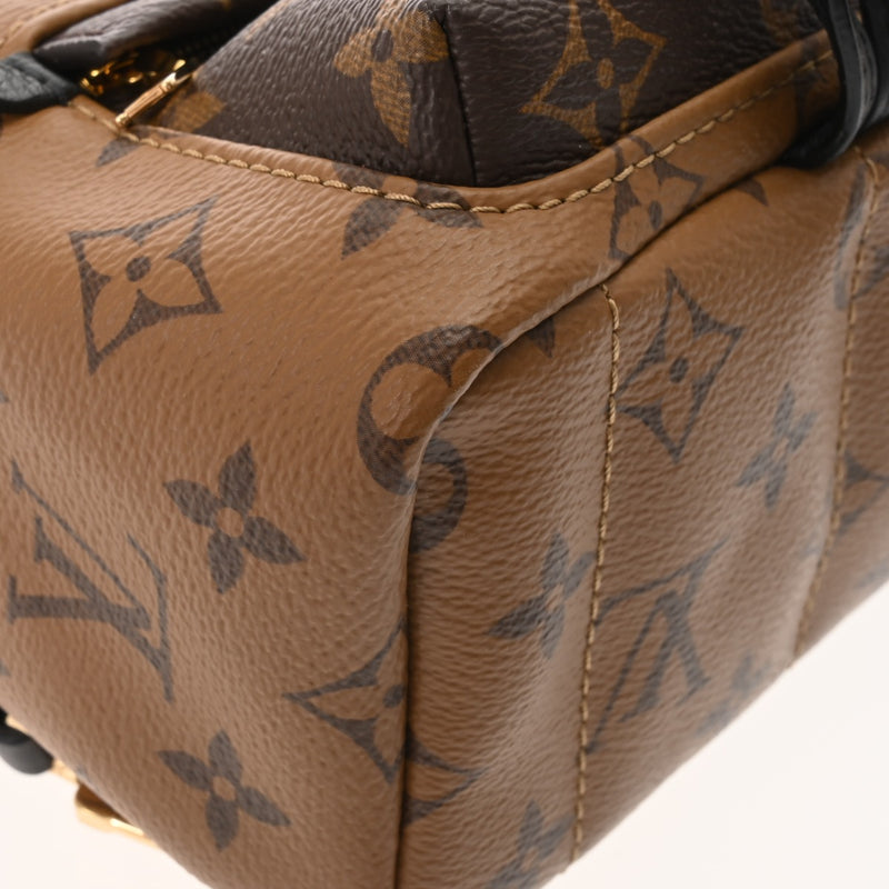 LOUIS VUITTON ルイヴィトン モノグラムリバース パームスプリングス MINI 新型 キャメル系 M44872 レディース モノグラムキャンバス リュック・デイパック Aランク 中古 銀蔵
