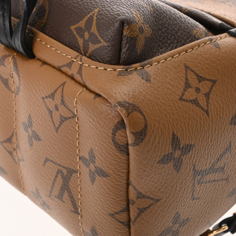 LOUIS VUITTON ルイヴィトン モノグラムリバース パームスプリングス MINI 新型 キャメル系 M44872 レディース モノグラムキャンバス リュック・デイパック Aランク 中古 銀蔵