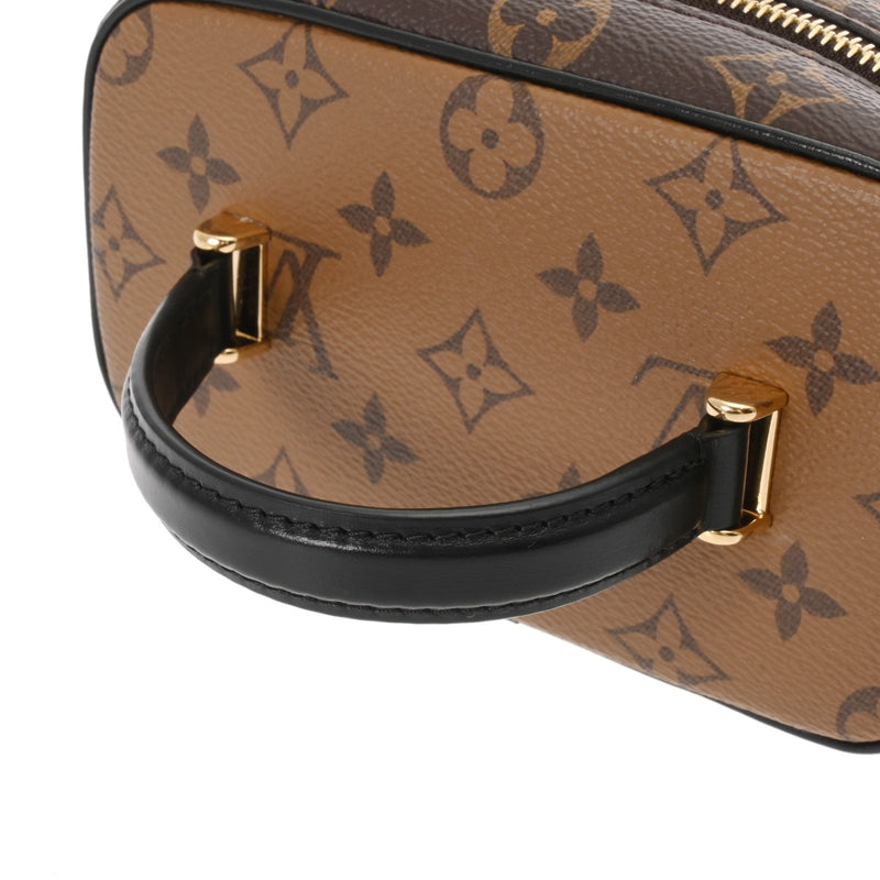 LOUIS VUITTON ルイヴィトン モノグラムリバース ヴァニティ NV PM 2WAY  ブラウン M45165 レディース モノグラムキャンバス ハンドバッグ Aランク 中古 銀蔵