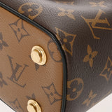 LOUIS VUITTON ルイヴィトン モノグラムリバース ヴァニティ NV PM 2WAY  ブラウン M45165 レディース モノグラムキャンバス ハンドバッグ Aランク 中古 銀蔵
