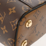LOUIS VUITTON ルイヴィトン モノグラムリバース ヴァニティ NV PM 2WAY  ブラウン M45165 レディース モノグラムキャンバス ハンドバッグ Aランク 中古 銀蔵