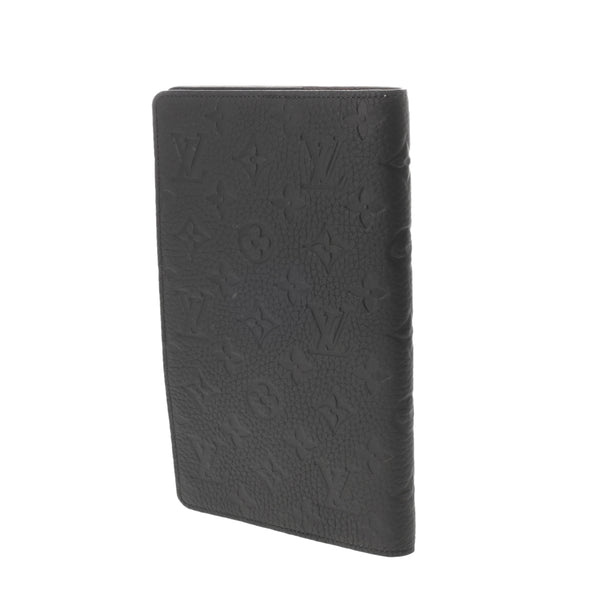 LOUIS VUITTON ルイヴィトン ノートブックカバーMM エミリー ノワール GI1171 ユニセックス トリヨンレザー 手帳カバー 新同 中古 銀蔵