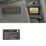 CHANEL シャネル Vステッチ チェーントート グレー A91642 レディース レザー トートバッグ ABランク 中古 銀蔵