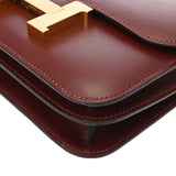 HERMES エルメス コンスタンス3 ミニ 18 ルージュアッシュ D刻印(2019年頃) レディース ボックスカーフ ショルダーバッグ ABランク 中古 銀蔵