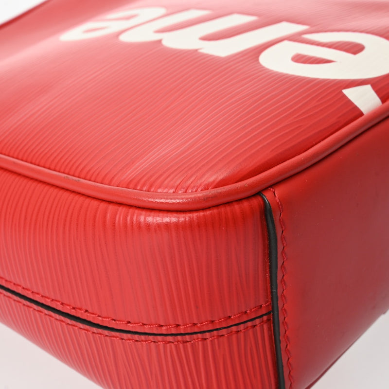 LOUIS VUITTON ルイヴィトン エピ ダヌーブ PM Supreme コラボ 赤/白 M53417 ユニセックス エピレザー ショルダーバッグ ABランク 中古 銀蔵