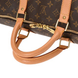 LOUIS VUITTON ルイヴィトン モノグラム キーポル 55  ブラウン M41424 ユニセックス モノグラムキャンバス ボストンバッグ Bランク 中古 銀蔵