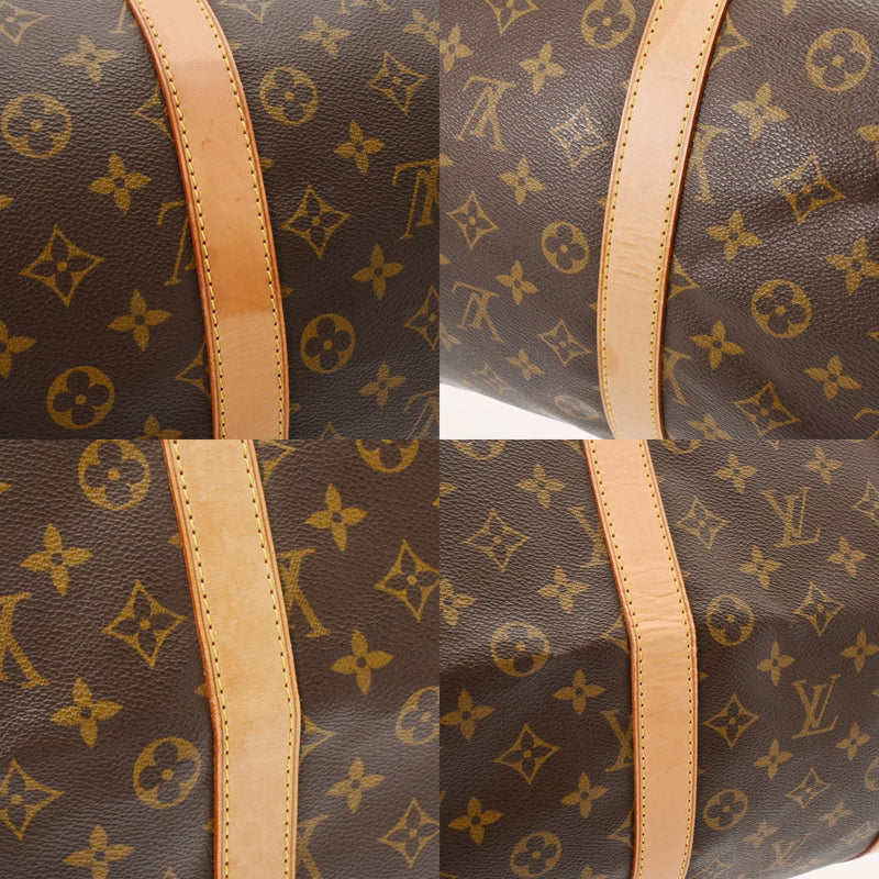 LOUIS VUITTON ルイヴィトン モノグラム キーポル 55  ブラウン M41424 ユニセックス モノグラムキャンバス ボストンバッグ Bランク 中古 銀蔵
