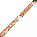 HERMES エルメス ツイリー DANSE PACIFIQUE オレンジ系 レディース シルク100％ スカーフ 新同 中古 銀蔵