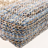 CHANEL シャネル マトラッセ ミニクラシック 20cm ブルー系マルチカラー A69900 レディース ツイード ショルダーバッグ Aランク 中古 銀蔵