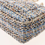 CHANEL シャネル マトラッセ ミニクラシック 20cm ブルー系マルチカラー A69900 レディース ツイード ショルダーバッグ Aランク 中古 銀蔵