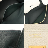 HERMES エルメス バーキン 30 パーソナルオーダー ホワイト/ヴェールシプレス U刻印(2022年頃) レディース トリヨンクレマンス ハンドバッグ 新同 中古 銀蔵