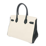 HERMES エルメス バーキン 30 パーソナルオーダー ホワイト/ヴェールシプレス U刻印(2022年頃) レディース トリヨンクレマンス ハンドバッグ 新同 中古 銀蔵