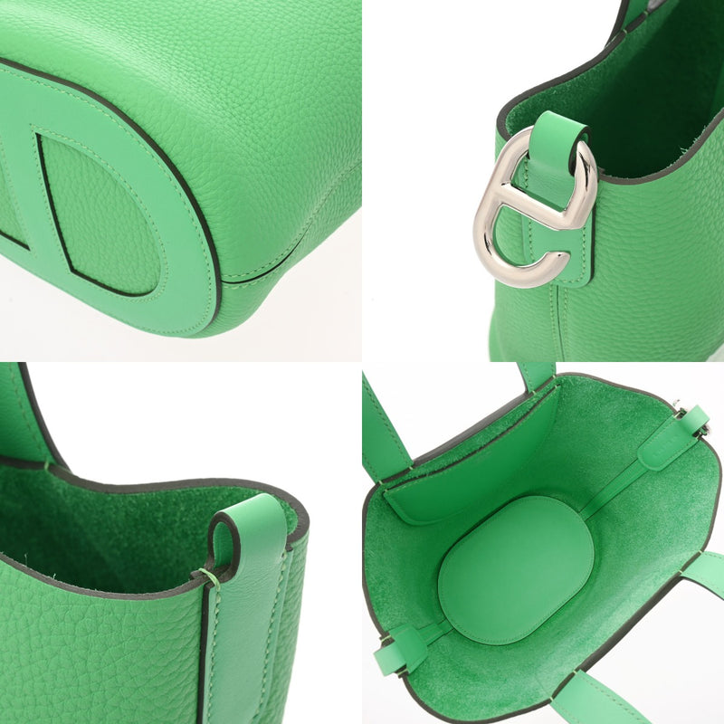 HERMES エルメス インザループ 18 ヴェールコミック B刻印(2023年頃) レディース トリヨンクレマンス ヴォースイフト ハンドバッグ 新同 中古 銀蔵