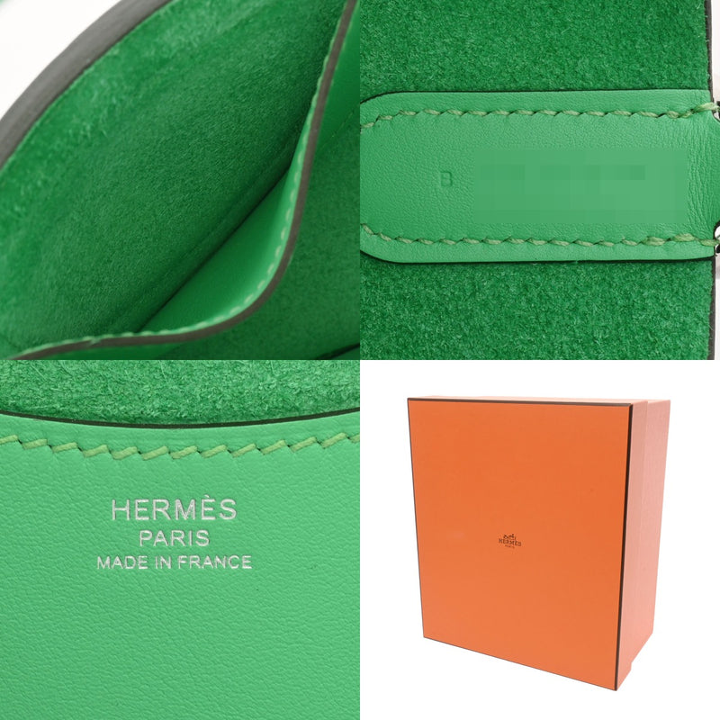 HERMES エルメス インザループ 18 ヴェールコミック B刻印(2023年頃) レディース トリヨンクレマンス ヴォースイフト ハンドバッグ 新同 中古 銀蔵