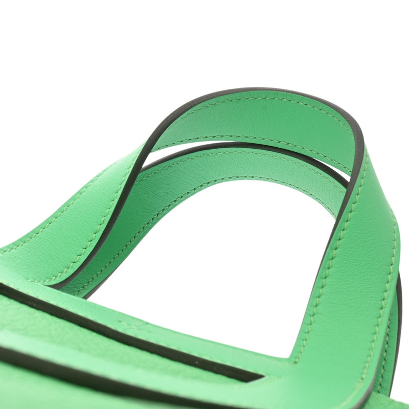 HERMES エルメス インザループ 18 ヴェールコミック B刻印(2023年頃) レディース トリヨンクレマンス ヴォースイフト ハンドバッグ 新同 中古 銀蔵