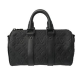 LOUIS VUITTON ルイヴィトン モノグラム キーポル バンドリエール 25 2WAY ノワール M20900 メンズ トリヨンレザー ショルダーバッグ Aランク 中古 銀蔵