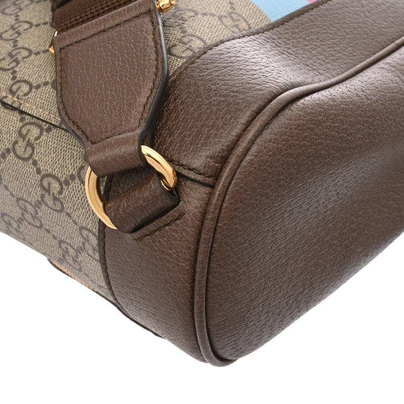 GUCCI グッチ インターロッキングGプリント バッグパック ベージュ 674147 レディース GGスプリームキャンバス レザー リュック・デイパック Aランク 中古 銀蔵