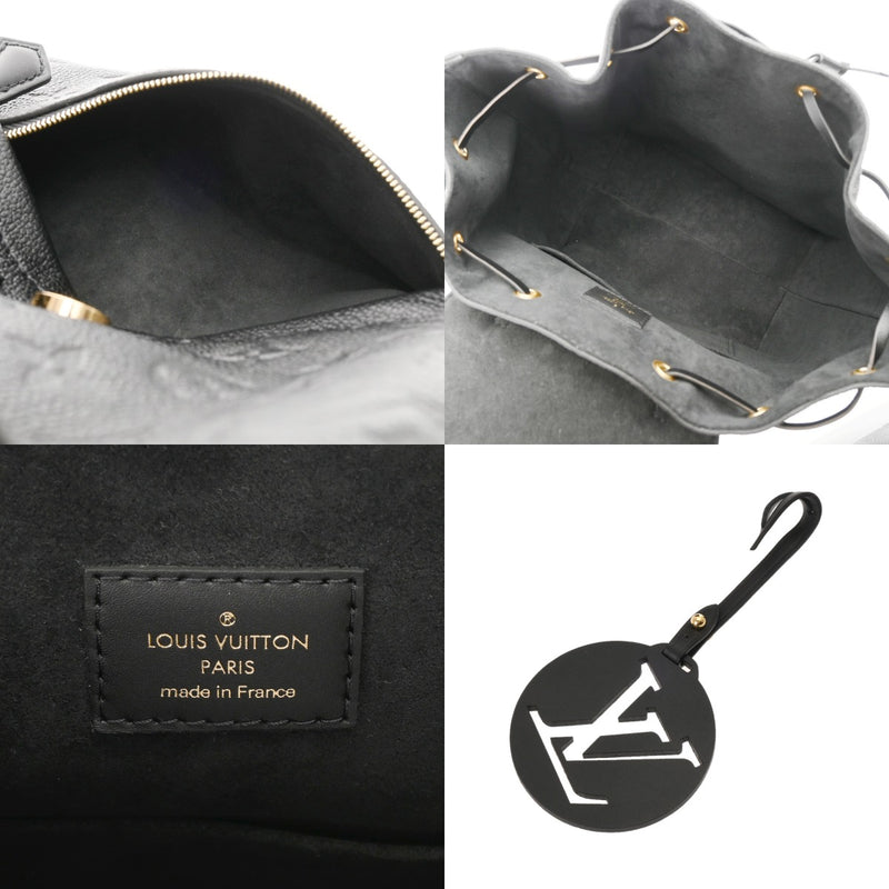 LOUIS VUITTON ルイヴィトン モノグラムアンプラント モンスリ PM ノワール M45205 レディース レザー リュック・デイパック Aランク 中古 銀蔵