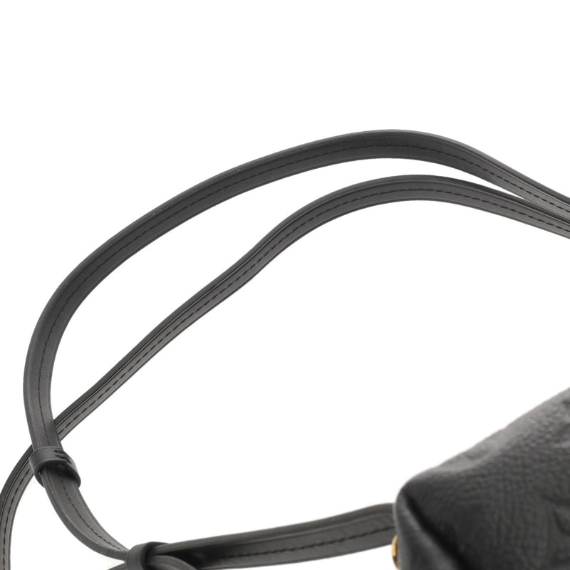 LOUIS VUITTON ルイヴィトン モノグラムアンプラント モンスリ PM ノワール M45205 レディース レザー リュック・デイパック Aランク 中古 銀蔵