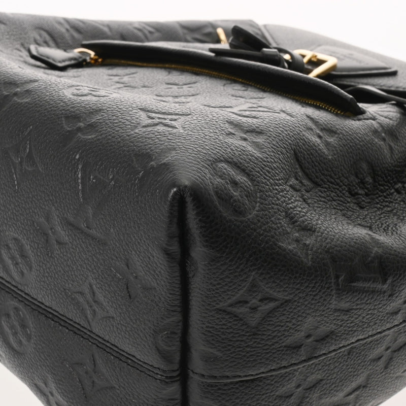 LOUIS VUITTON ルイヴィトン モノグラムアンプラント モンスリ PM ノワール M45205 レディース レザー リュック・デイパック Aランク 中古 銀蔵