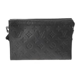 LOUIS VUITTON ルイヴィトン モノグラムシャドウ ガストンウエアラブルウォレット ブラック M81115 メンズ レザー ショルダーバッグ Aランク 中古 銀蔵