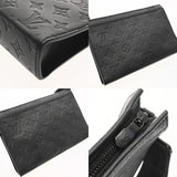 LOUIS VUITTON ルイヴィトン モノグラムシャドウ ガストンウエアラブルウォレット ブラック M81115 メンズ レザー ショルダーバッグ Aランク 中古 銀蔵