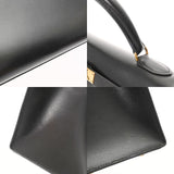 HERMES エルメス ケリー 32 外縫い 2WAY ブラック □B刻印(1998年頃) レディース ボックスカーフ ハンドバッグ ABランク 中古 銀蔵