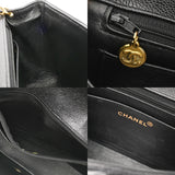 CHANEL シャネル マトラッセ ダイアナ 25cm チェーンショルダー ブラック A01165 レディース キャビアスキン ショルダーバッグ Aランク 中古 銀蔵